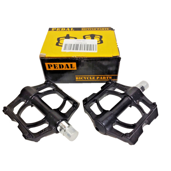 Aluminum Alloy Bike Pedal Cycling Flat Pedals Bike Platform 9/16" BMX Part Unive - Picture 1 of 9